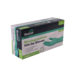 BIODEGRADABLE GLOVES SHOOF NITRILE MEDIUM 100PK